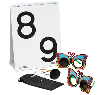 LEA NUMBERS® Low Vision Book
