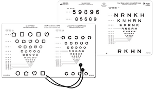 4 Near VA Tests in 1 Letter/Lea Number/Lea Symbol/Landolt C