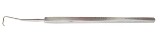 Green Strabismus Hook, flat,