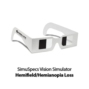 SimuSpecs Vision Simulator Glasses -HEMIFIELD SIMULATOR