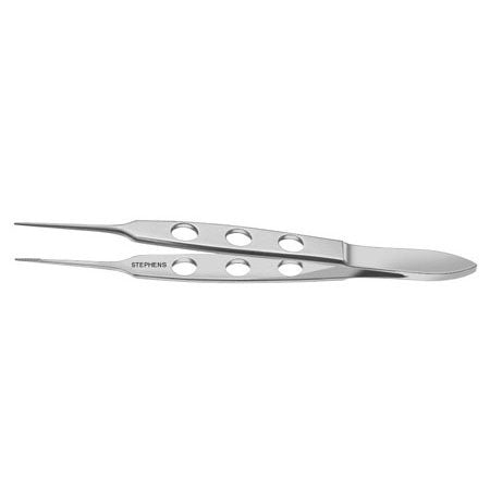 BISHOP-HARMON IRIS FORCEPS CRISS CROSS SERRATED TIPS