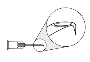 5003AS - Irrigating Cystotome (straight) 25g x 16mm (5/8")  CLEARANCE