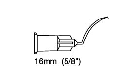 5001AF - Irrigating Cystotome (formed) 27g x 16mm (5/8")  CLEARANCE