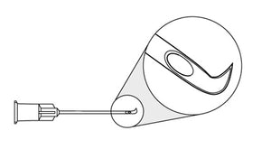 IRRIGATING CYSTOTOME, SHARP 22 G. STR