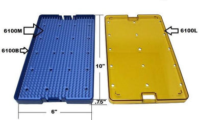INSTRUMENT TRAYS 6 X 10 X 0.75
