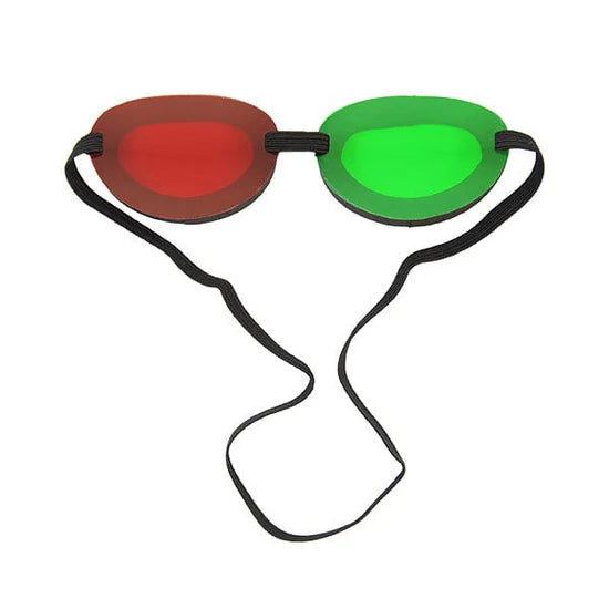 Red/Green Anti-Suppression Goggles - SMALL, SINGLE