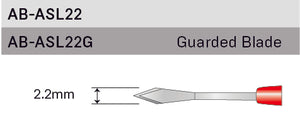 Disposable Slit Knife 2.2 MM  6/BOX