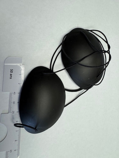 Eyeshield Medical, Black, Large Size, pack 3