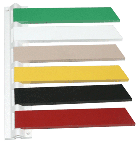 Traffic Coordinator, 8 Flag-red/black/yellow/brown/white/green/grey/blue