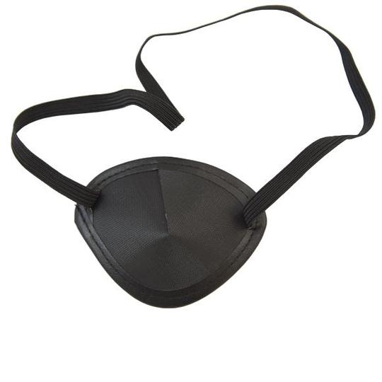 SOFT EYE PATCH WITH ELASTIC STRAP - SINGLE