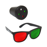 Worth 4 Dot Attachment for Muscle Light with  Red/Green Glasses. Fits Welch Allyn, Keeler and HeineTransilluminators.