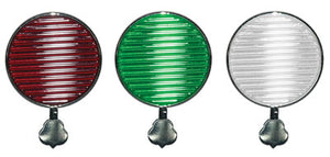 Trial Rings, Set of three Maddox lenses (Red, Green and White), maddox aligned to handle.