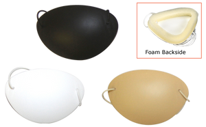 Foam Edged Eye Shield, Large,  with Elastic - Pkg of 3