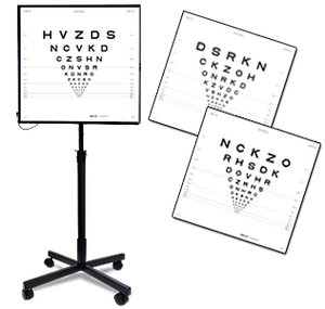 ESV3000 Kit with "2000" Charts for 10 feet (3 meters) and Floor Stand