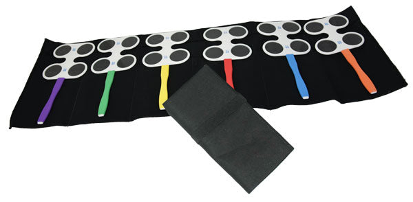 Colour Coded 6 Flipper Set in Pouch(0.25, 0.50, 0.75, 1.00, 1.50, 2.00)