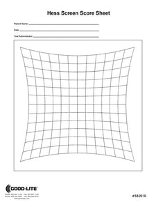 Hess Score Sheet, 8 1/2 x 11 inches, Qty 50 Score Sheets