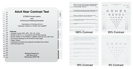 Adult Contrast Reading Test Sacor Inc