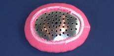 Pediatric Fox Aluminum Pinhole Shield with Pink & Blue Covers