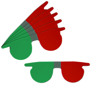 SLIP-IN RED/GREEN FILTERS (glasses)