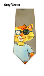 Patch Cat Neck Tie single character