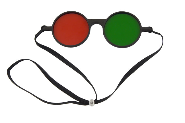 Reversible Red/Green Anaglyph Goggles